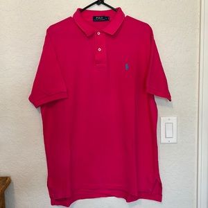Ralph Lauren Pink POLO shirt Large